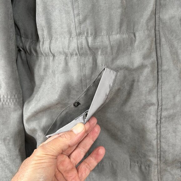 MO-KA by Santa Fe Apparel Lillian Gray Lightweight Full Zip Jacket Size L - Picture 9 of 12